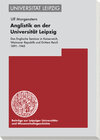 Buchcover Anglistik an der Universität Leipzig
