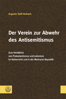Buchcover Der Verein zur Abwehr des Antisemitismus