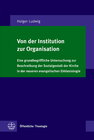 Buchcover Von der Institution zur Organisation