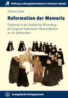 Buchcover Reformation der Memoria