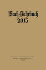 Buchcover Bach-Jahrbuch 2015