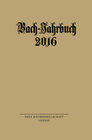 Buchcover Bach-Jahrbuch 2016