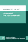 Buchcover Hermeneutik des Alten Testaments