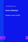 Buchcover Ernst Lohmeyer
