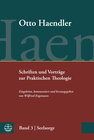 Buchcover Schriften und Vorträge zur Praktischen Theologie