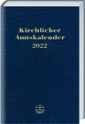 Buchcover Kirchlicher Amtskalender 2022 – blau