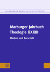 Buchcover Marburger Jahrbuch Theologie XXXIII