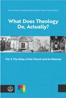 Buchcover What Does Theology Do, Actually?