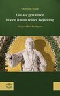 Buchcover Einlass gewähren in den Raum reiner Bejahung