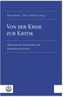 Buchcover Von der Krise zur Kritik