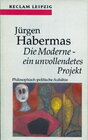 Buchcover Die Moderne - ein unvollendetes Projekt