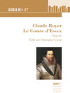Buchcover Claude Boyer: Le Comte d'Essex. Tragédie