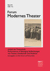 Buchcover Forum Modernes Theater 35,1-2