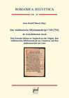 Buchcover Das waldensische Bibelmanuskript C169 [706] der Zentralbibliothek Zürich