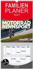 Buchcover Familienplaner 2024 - Motorrad Rennsport mit 5 Spalten (Wandkalender, 21 x 45 cm) CALVENDO