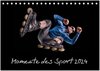 Buchcover Momente des Sport (Tischkalender 2024 DIN A5 quer), CALVENDO Monatskalender