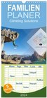 Buchcover Familienplaner 2024 - Climbing Solutions - Bergsport weltweit mit 5 Spalten (Wandkalender, 21 x 45 cm) CALVENDO