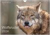 Buchcover Wolfsrudel (Wandkalender 2024 DIN A4 quer), CALVENDO Monatskalender