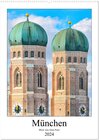 Buchcover München Blick vom Alten Peter (Wandkalender 2024 DIN A2 hoch), CALVENDO Monatskalender