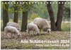 Buchcover Alte Nutztierrassen 2024 (Tischkalender 2024 DIN A5 quer), CALVENDO Monatskalender