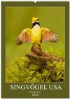 Buchcover Singvögel USA (Wandkalender 2024 DIN A2 hoch), CALVENDO Monatskalender