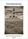 Buchcover Nordseebrise - Bezauberndes Nordfriesland (Wandkalender 2024 DIN A2 hoch), CALVENDO Monatskalender
