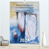 Buchcover Expressive Malerei von Stefanie Rogge (hochwertiger Premium Wandkalender 2024 DIN A2 hoch), Kunstdruck in Hochglanz