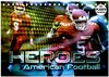 Buchcover HEROES - American Football (Tischkalender 2024 DIN A5 quer), CALVENDO Monatskalender