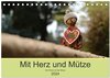 Buchcover Mit Herz und Mütze (Tischkalender 2024 DIN A5 quer), CALVENDO Monatskalender