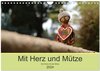 Buchcover Mit Herz und Mütze (Wandkalender 2024 DIN A4 quer), CALVENDO Monatskalender