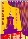 Buchcover STOCKHOLM POP-ART (Tischkalender 2024 DIN A5 hoch), CALVENDO Monatskalender