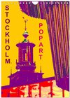 Buchcover STOCKHOLM POP-ART (Wandkalender 2024 DIN A4 hoch), CALVENDO Monatskalender