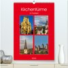 Buchcover Kirchentürme in Franken (hochwertiger Premium Wandkalender 2024 DIN A2 hoch), Kunstdruck in Hochglanz