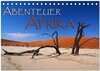 Buchcover Abenteuer Afrika (Tischkalender 2024 DIN A5 quer), CALVENDO Monatskalender