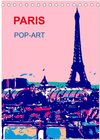 Buchcover Paris pop-art (Tischkalender 2024 DIN A5 hoch), CALVENDO Monatskalender