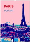 Buchcover Paris pop-art (Wandkalender 2024 DIN A2 hoch), CALVENDO Monatskalender