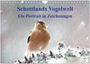 Buchcover Schottlands Vogelwelt - Ein Porträt in Zeichnungen (Wandkalender 2024 DIN A4 quer), CALVENDO Monatskalender