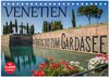 Buchcover VENETIEN von Venedig bis zum Gardasee (Tischkalender 2024 DIN A5 quer), CALVENDO Monatskalender