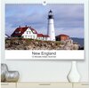 Buchcover New England - 12 Monate Indian Summer (hochwertiger Premium Wandkalender 2024 DIN A2 quer), Kunstdruck in Hochglanz