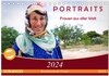 Buchcover PORTRAITS - Frauen aus aller Welt (Tischkalender 2024 DIN A5 quer), CALVENDO Monatskalender