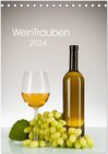 Buchcover WeinTrauben 2024 (Tischkalender 2024 DIN A5 hoch), CALVENDO Monatskalender