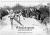 Buchcover Wintersport und Wettbewerb (Tischkalender 2024 DIN A5 quer), CALVENDO Monatskalender
