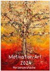 Buchcover Motivation-Art 2024 (Tischkalender 2024 DIN A5 hoch), CALVENDO Monatskalender