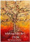 Buchcover Motivation-Art 2024 (Wandkalender 2024 DIN A3 hoch), CALVENDO Monatskalender