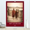Buchcover MYANMAR SPIRITUELL 2024 (hochwertiger Premium Wandkalender 2024 DIN A2 hoch), Kunstdruck in Hochglanz