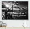 Buchcover Düsseldorf Ansichten in Schwarz-Weiß (hochwertiger Premium Wandkalender 2024 DIN A2 quer), Kunstdruck in Hochglanz
