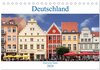 Buchcover Deutschland - Malerische Städte (Tischkalender 2024 DIN A5 quer), CALVENDO Monatskalender