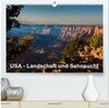 Buchcover USA – Landschaft und Sehnsucht (hochwertiger Premium Wandkalender 2024 DIN A2 quer), Kunstdruck in Hochglanz