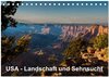 Buchcover USA – Landschaft und Sehnsucht (Tischkalender 2024 DIN A5 quer), CALVENDO Monatskalender