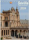 Buchcover Sevilla, Plätze und Gassen 2024 (Tischkalender 2024 DIN A5 hoch), CALVENDO Monatskalender